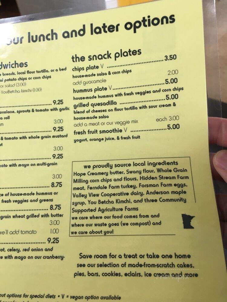 Butter - Minneapolis, MN menu_pic