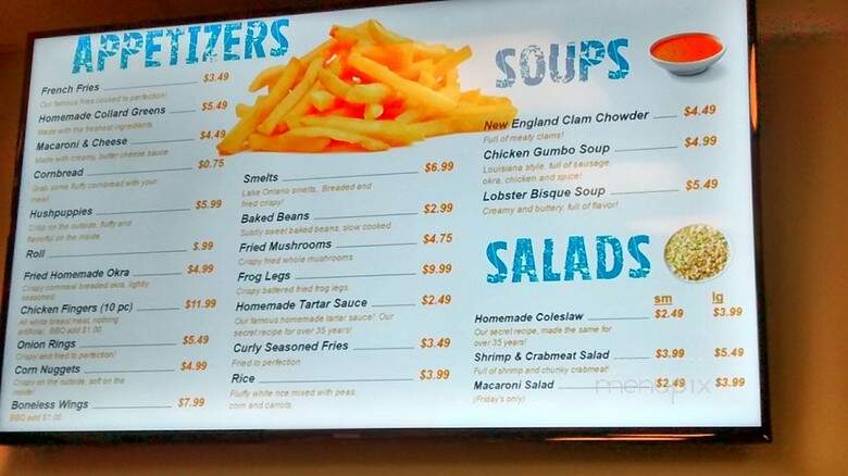 Bailey Seafood - Buffalo, NY menu_pic
