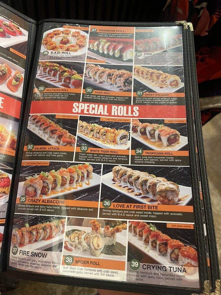 Bad Sushi - Los Angeles, CA menu_pic