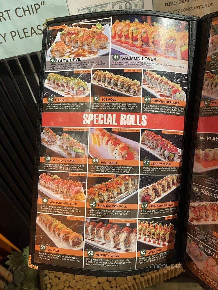 Bad Sushi - Los Angeles, CA menu_pic