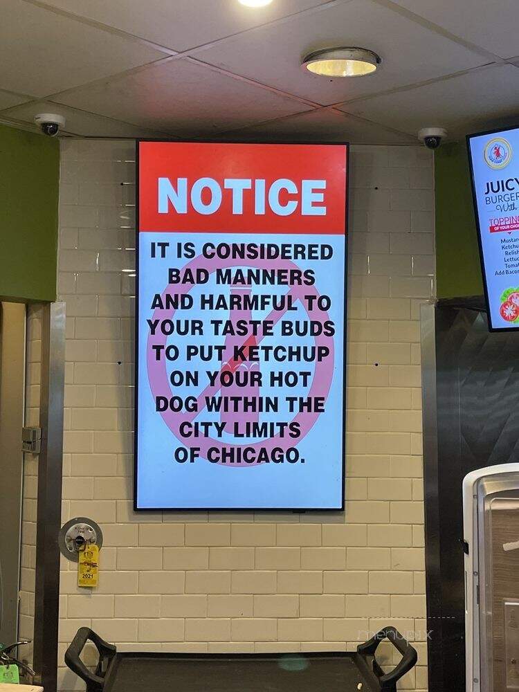 Gold Coast Dogs at Lincoln - Chicago, IL menu_pic