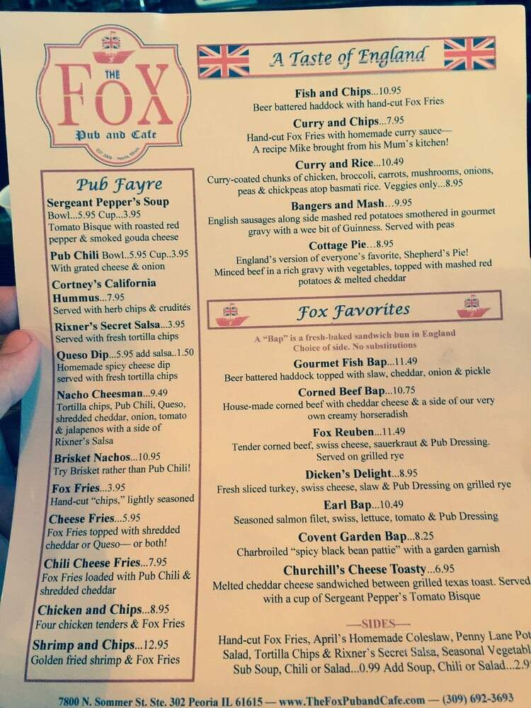 The Fox Pub and Cafe - Peoria, IL