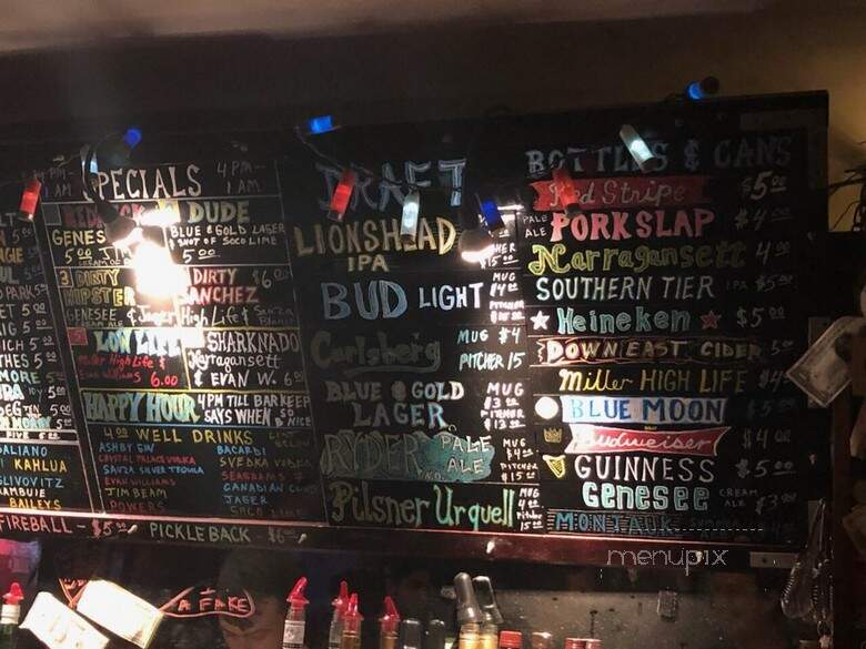 Blue & Gold - New York, NY menu_pic