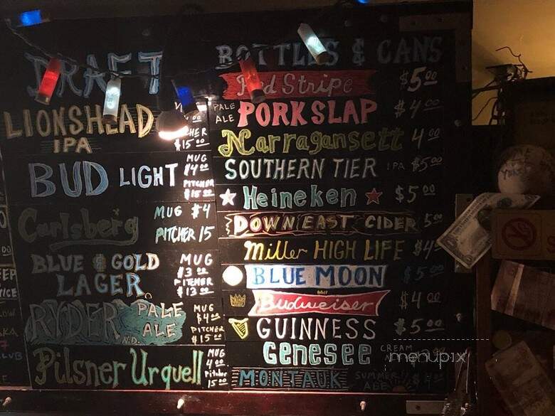 Blue & Gold - New York, NY menu_pic
