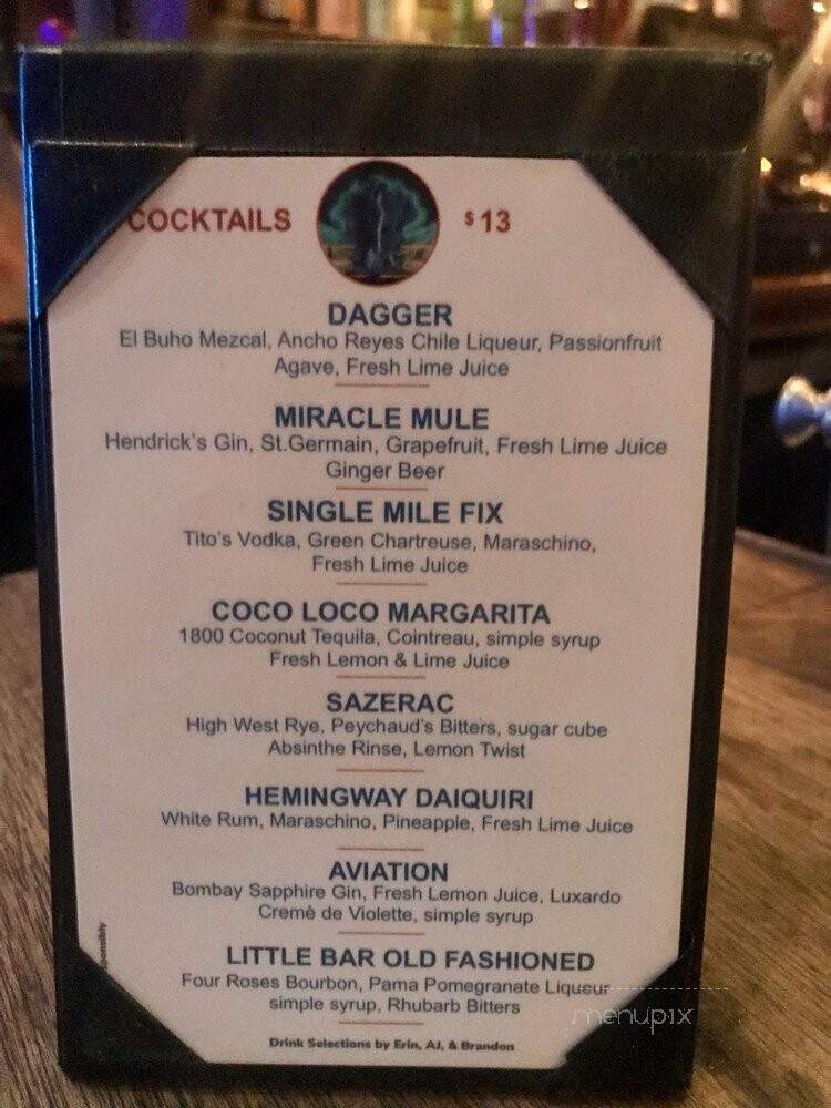 Little Bar - Los Angeles, CA menu_pic