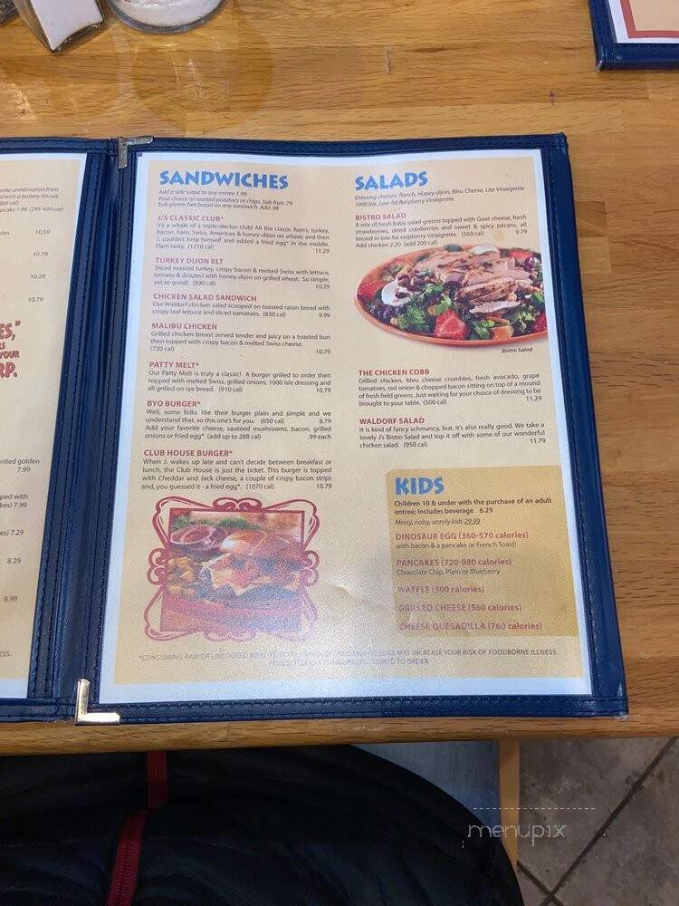 J Christopher's - Kennesaw, GA menu_pic