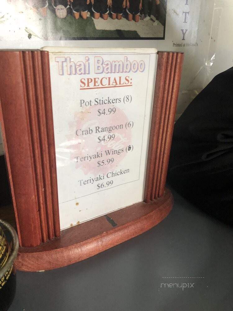 Thai Bamboo - Clovis, NM menu_pic