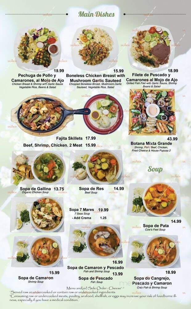 El Jalapeno - Los Angeles, CA menu_pic