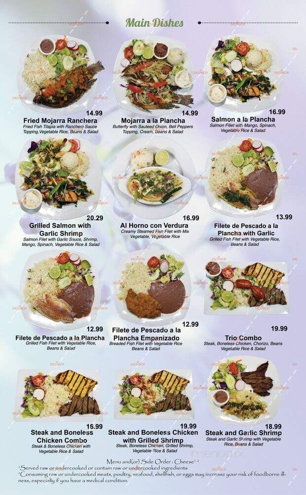 El Jalapeno - Los Angeles, CA menu_pic