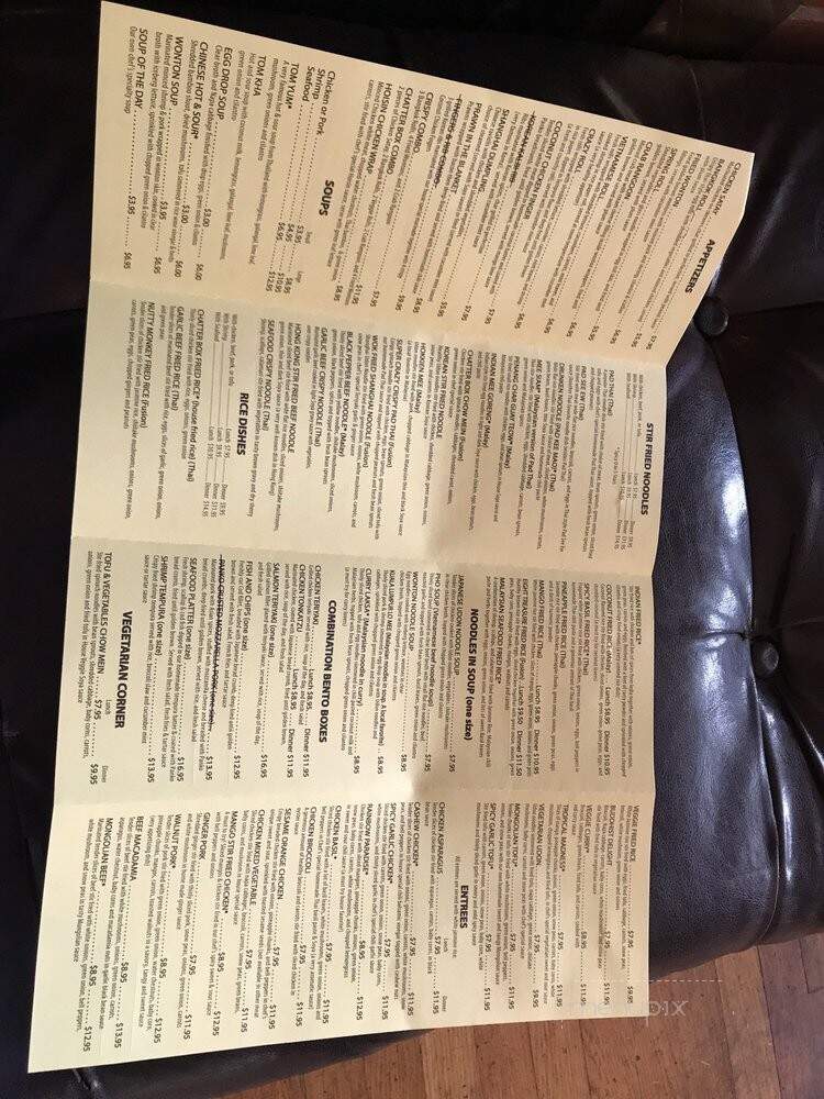 The Chatter Box - Stanwood, WA menu_pic