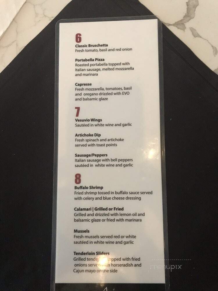 Agio - Palatine, IL menu_pic