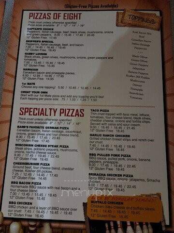 Pizza of Eight - Ladysmith, WI menu_pic