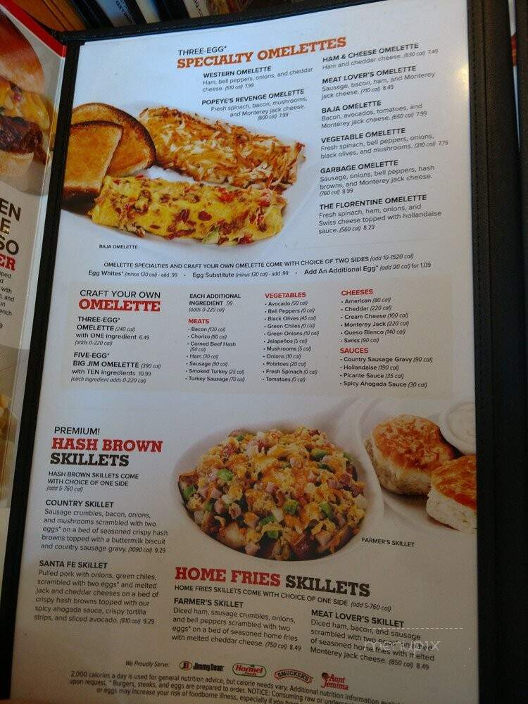 Jimmy's Egg - Wichita, KS menu_pic