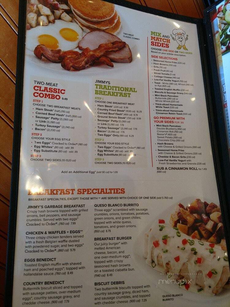 Jimmy's Egg - Wichita, KS menu_pic