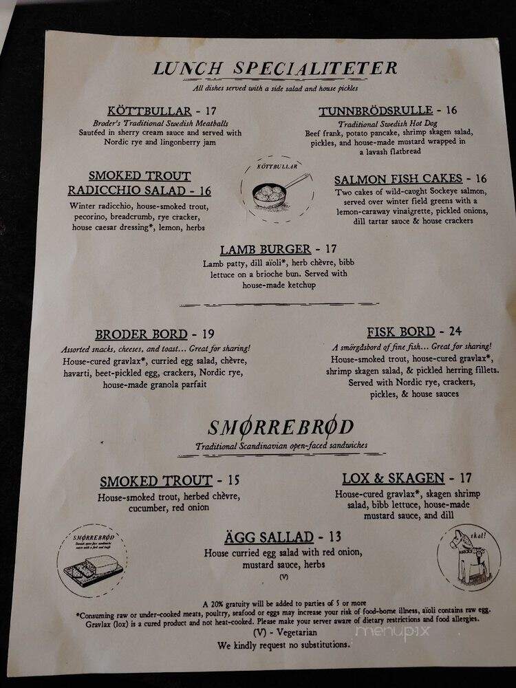 Border Cafe - Portland, OR menu_pic