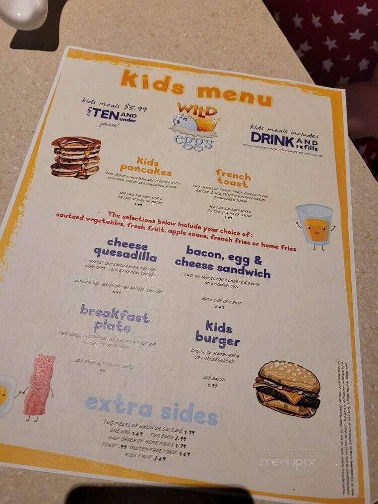 Wild Eggs - Louisville, KY menu_pic