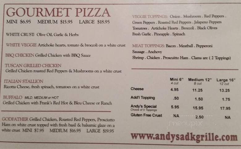 Andy's Pizza & Grill - Ballston Spa, NY