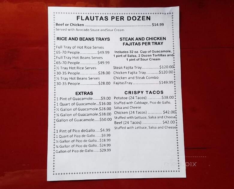 Habaneros Fresh Mexican Food - Las Cruces, NM menu_pic