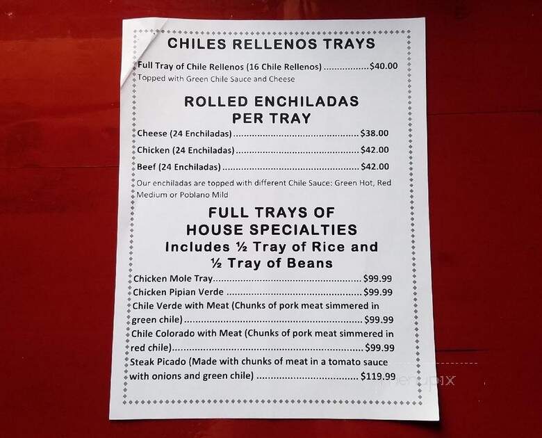 Habaneros Fresh Mexican Food - Las Cruces, NM menu_pic