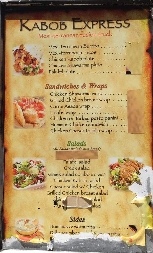 Kabob Express - Los Angeles, CA menu_pic