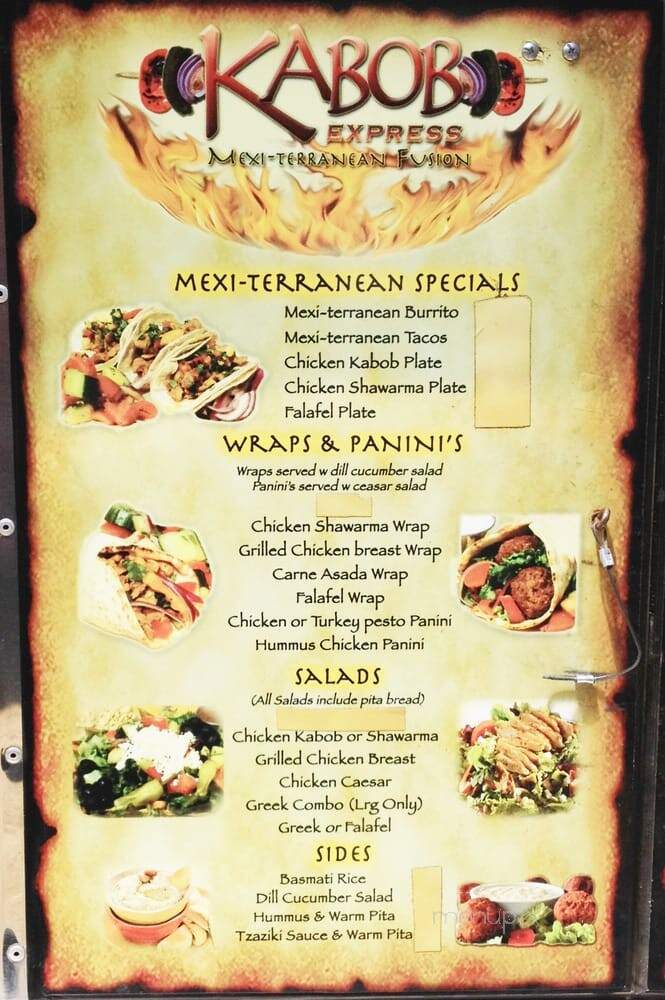 Kabob Express - Los Angeles, CA menu_pic