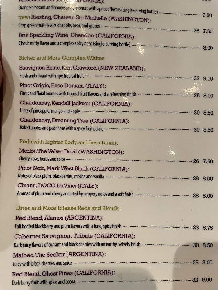 Oliveto Italian Bistro - Tulsa, OK menu_pic