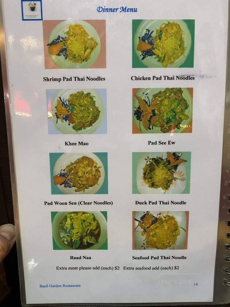 Basil Gardens II - Palm City, FL menu_pic