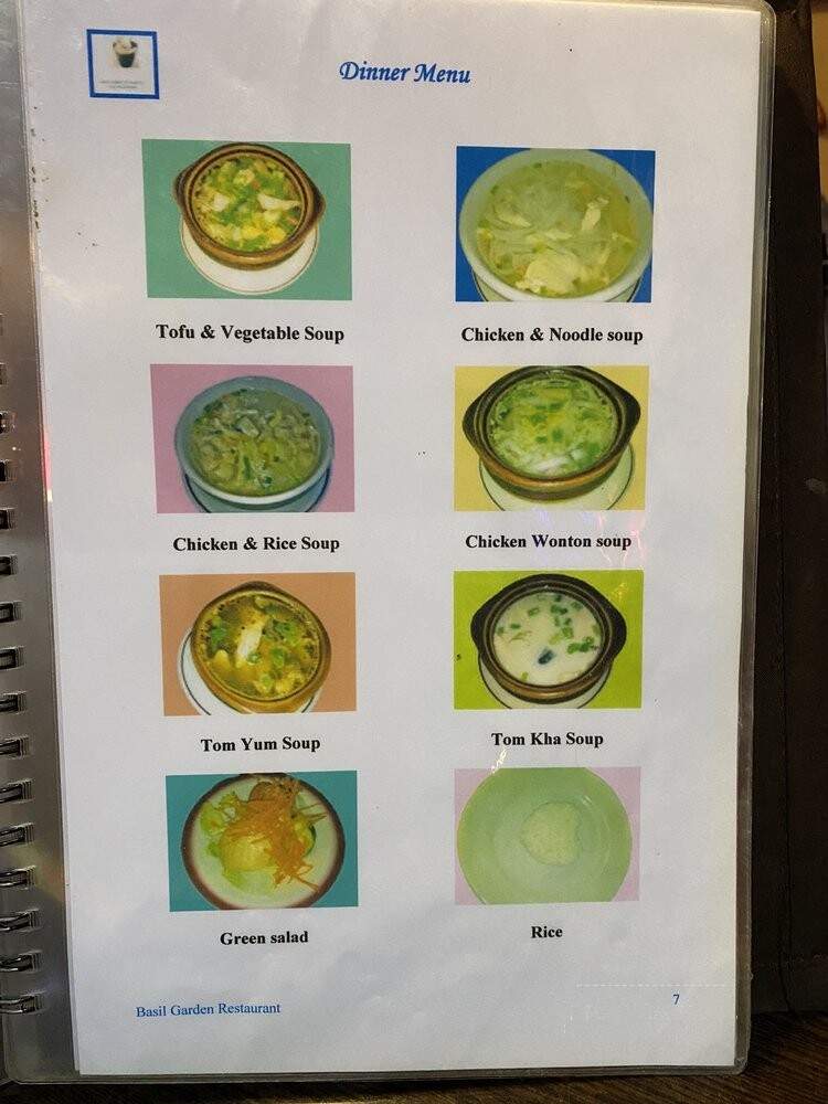 Basil Gardens II - Palm City, FL menu_pic