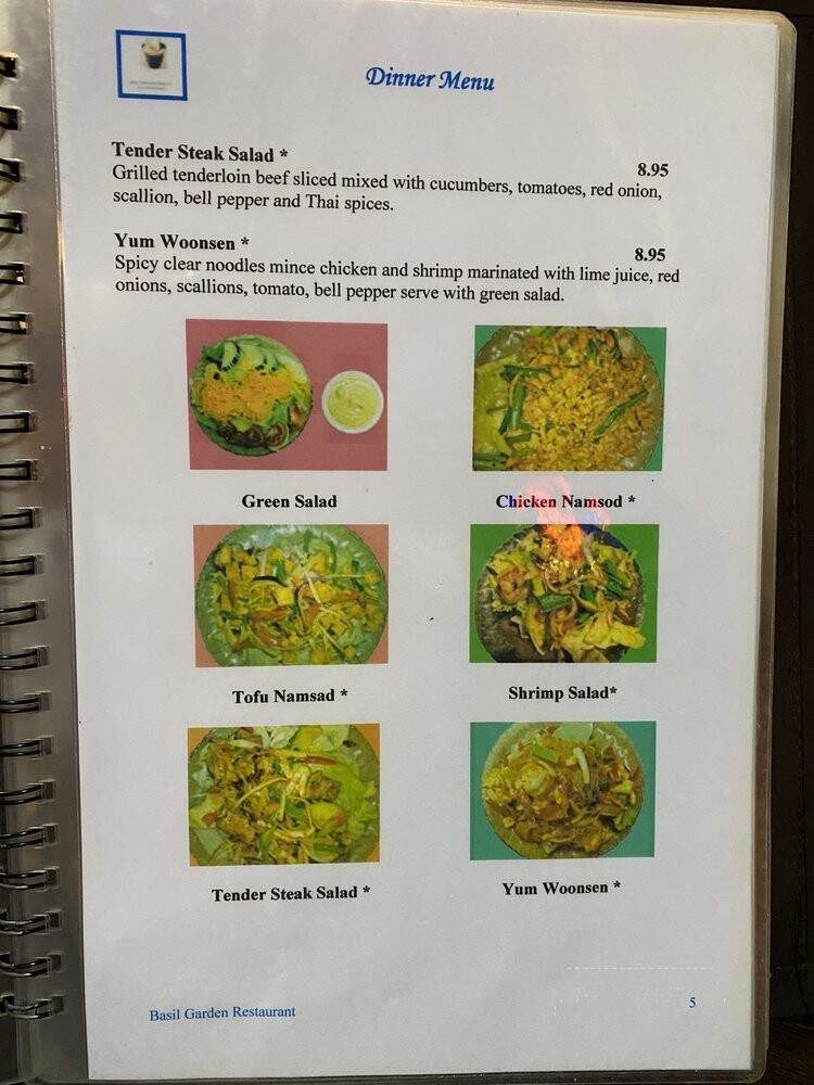 Basil Gardens II - Palm City, FL menu_pic