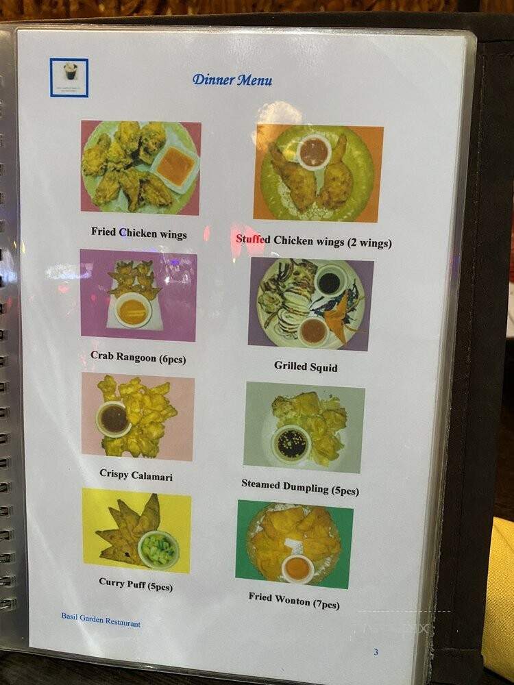 Basil Gardens II - Palm City, FL menu_pic