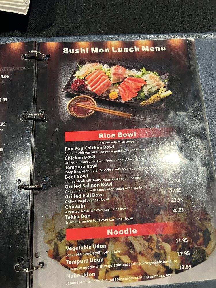 Sky Sushi - Roseville, CA menu_pic