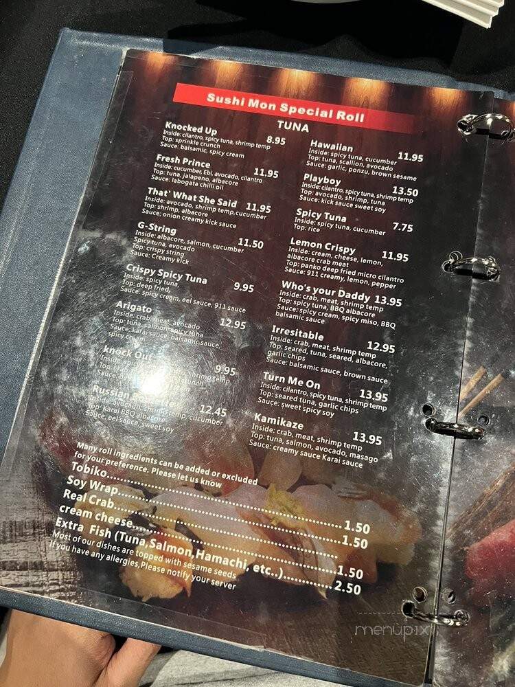 Sky Sushi - Roseville, CA menu_pic
