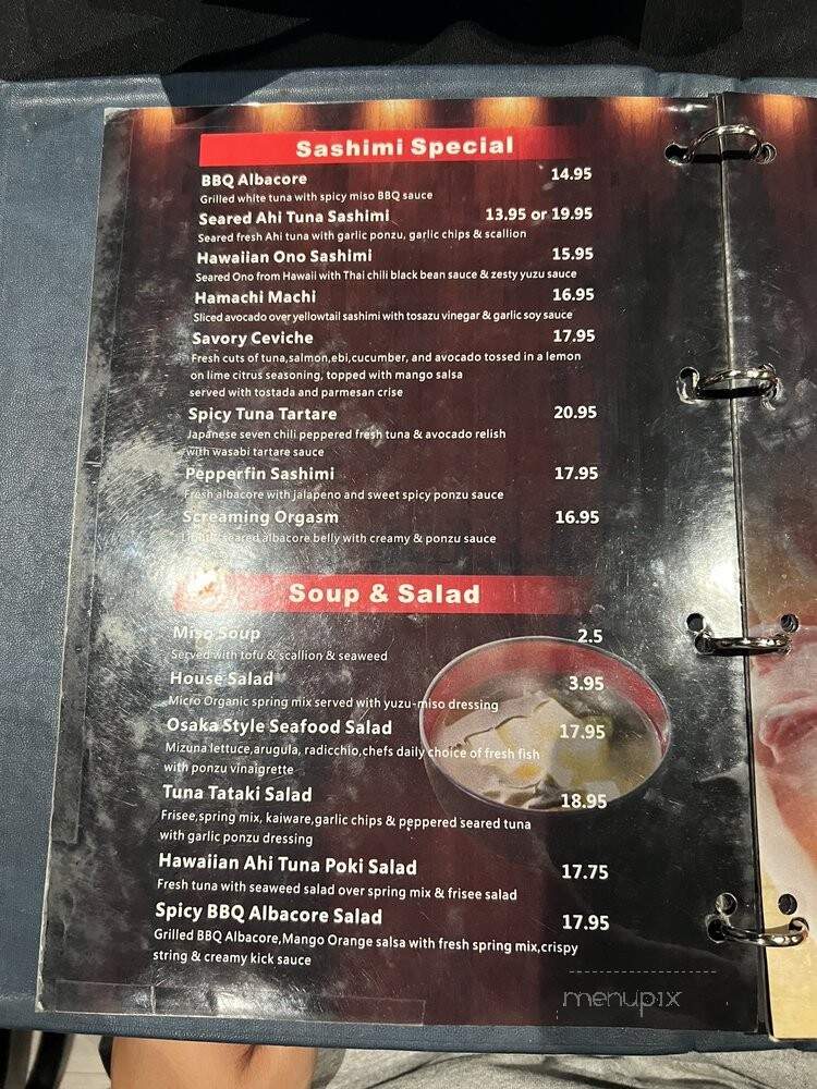 Sky Sushi - Roseville, CA menu_pic