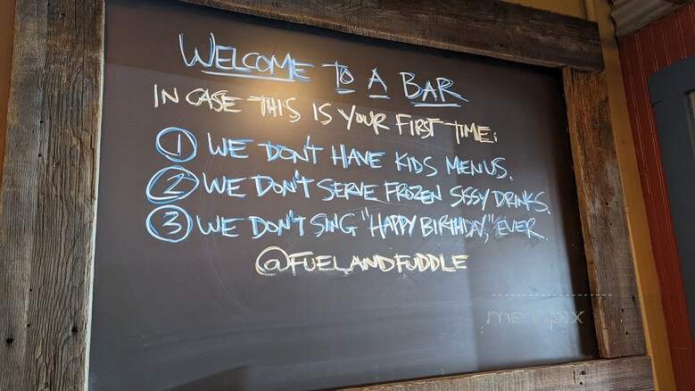 Fuel & Fuddle - Pittsburgh, PA menu_pic