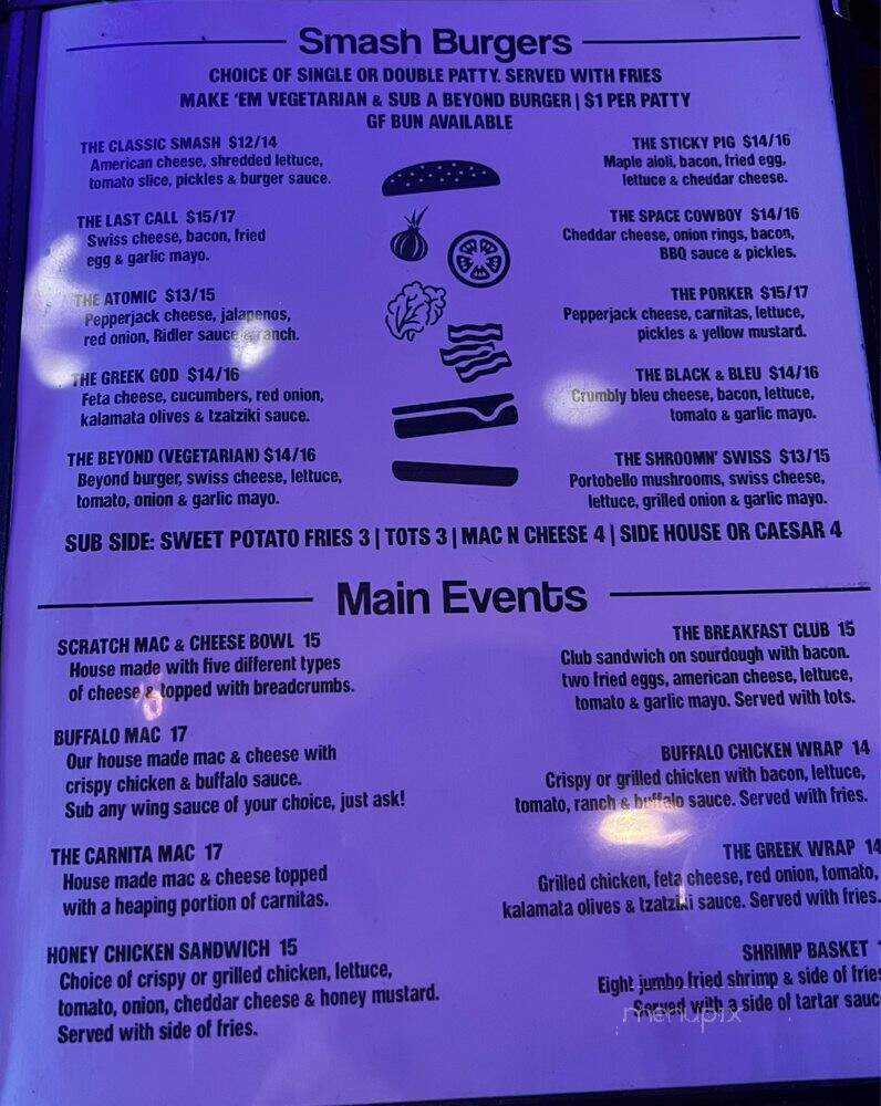 Olive Ridleys - Plattsburgh, NY menu_pic