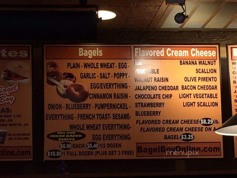 Bagel Boy - Brooklyn, NY menu_pic