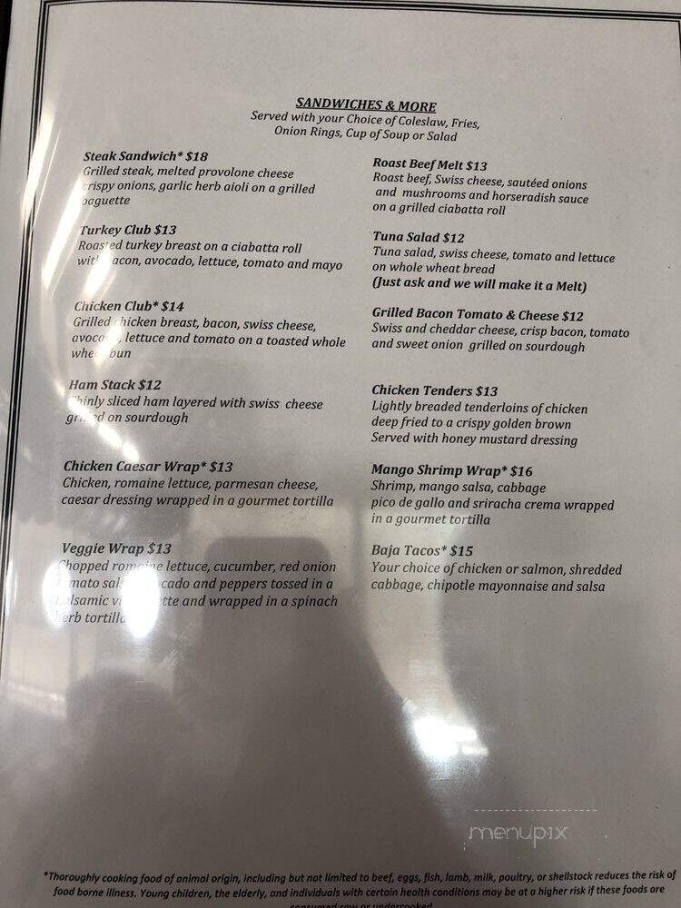 Fountain Grille - Las Vegas, NV menu_pic