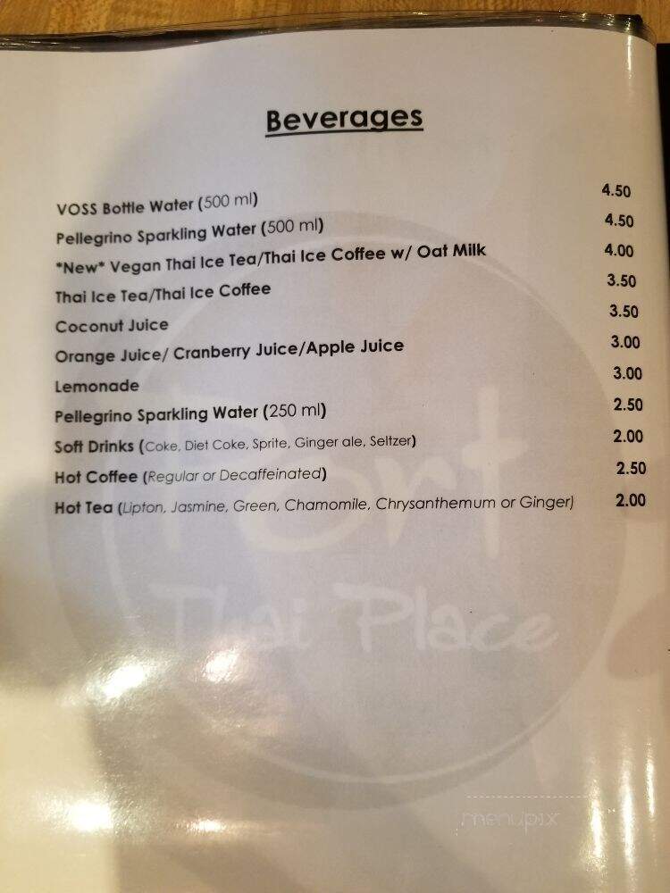 Thanee Thai - Port Washington, NY menu_pic