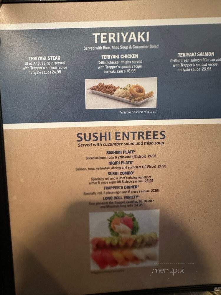 Trapper Sushi - Covington, WA menu_pic