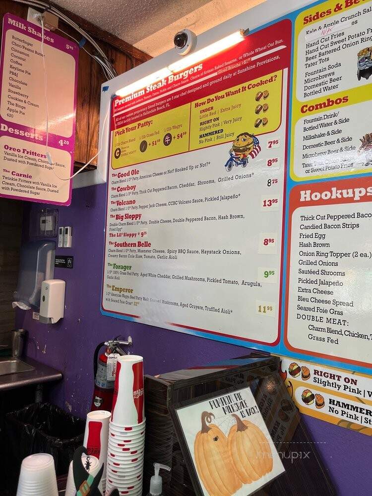 Charm City Burger Company - Deerfield Beach, FL menu_pic