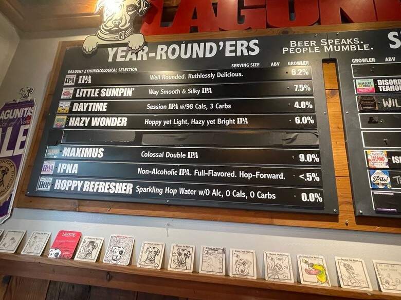 Lagunitas Taproom & Beer Sanctuary - Petaluma, CA menu_pic