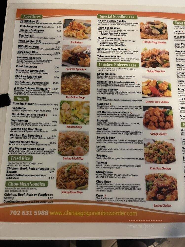 Aloha A Go Go - Las Vegas, NV menu_pic