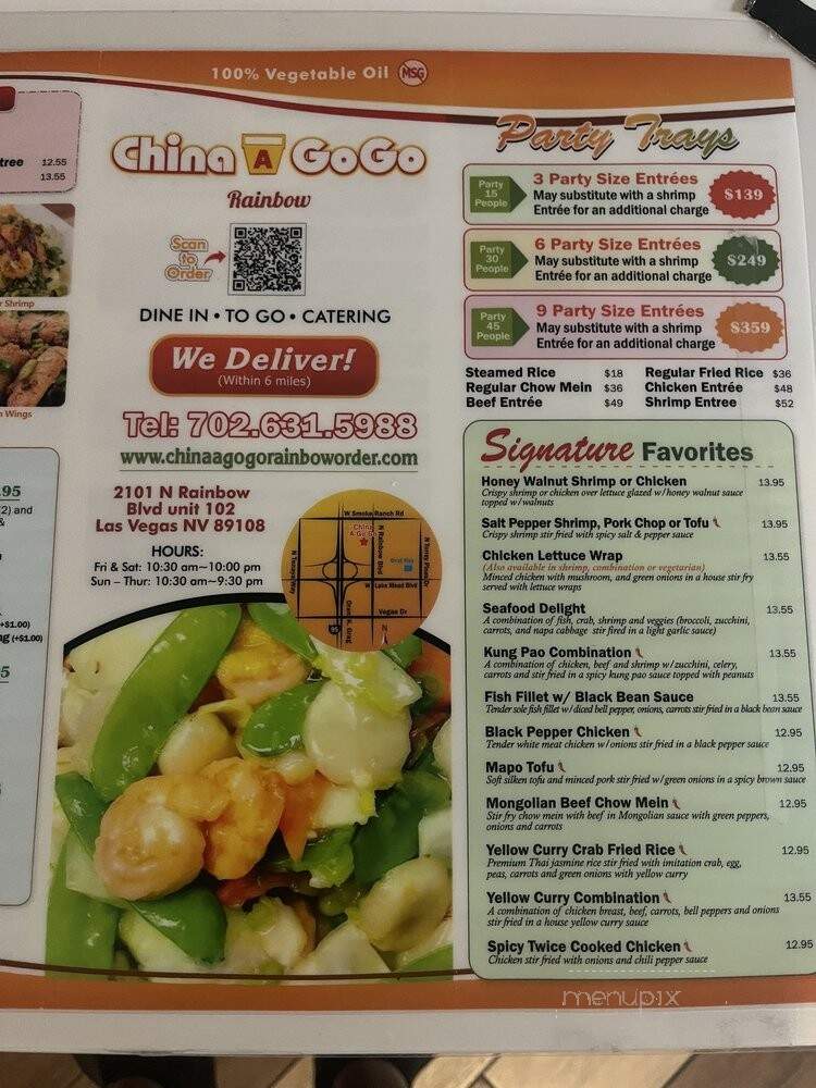 Aloha A Go Go - Las Vegas, NV menu_pic