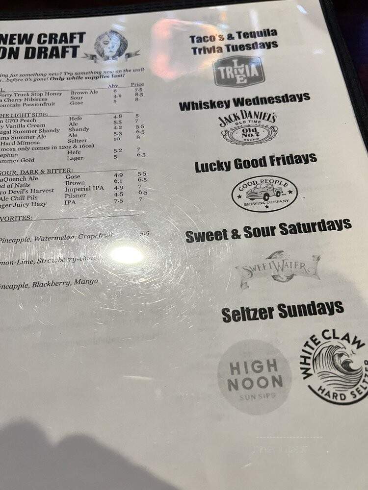 On Tap Sports Cafe Galleria - Birmingham, AL menu_pic