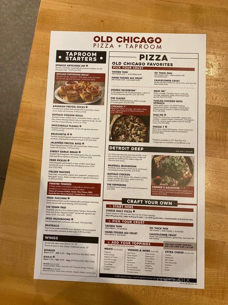 Chicago Pizza - Rogers, AR menu_pic
