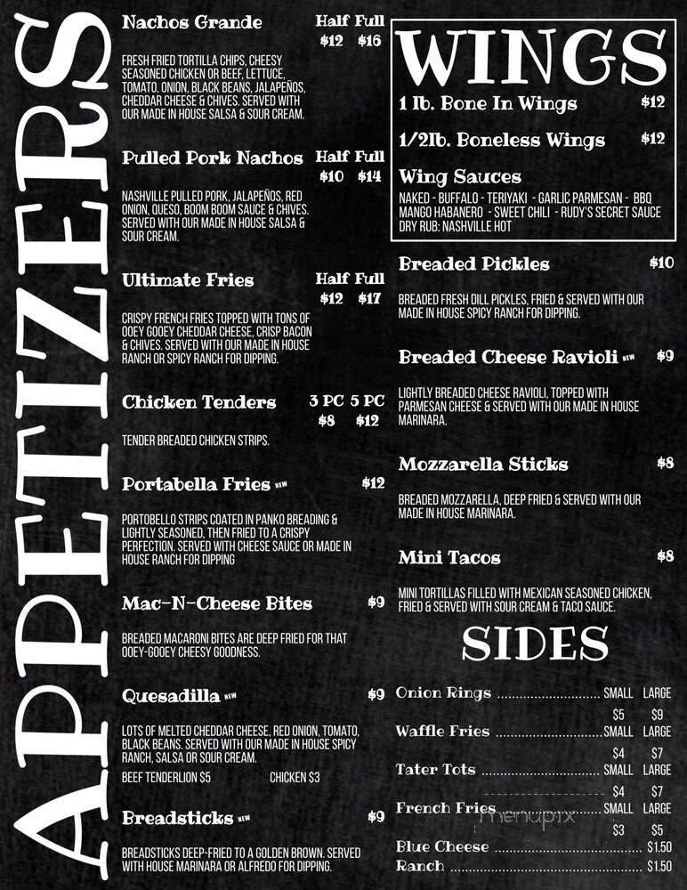LaBounty's Bar & Grill - Kettle River, MN menu_pic