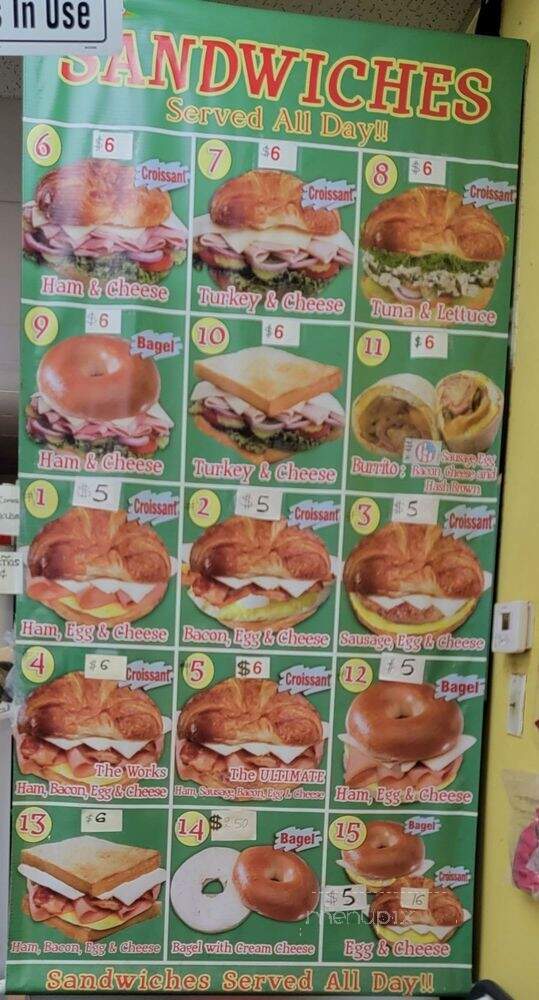 Donut Star - Orange, CA menu_pic