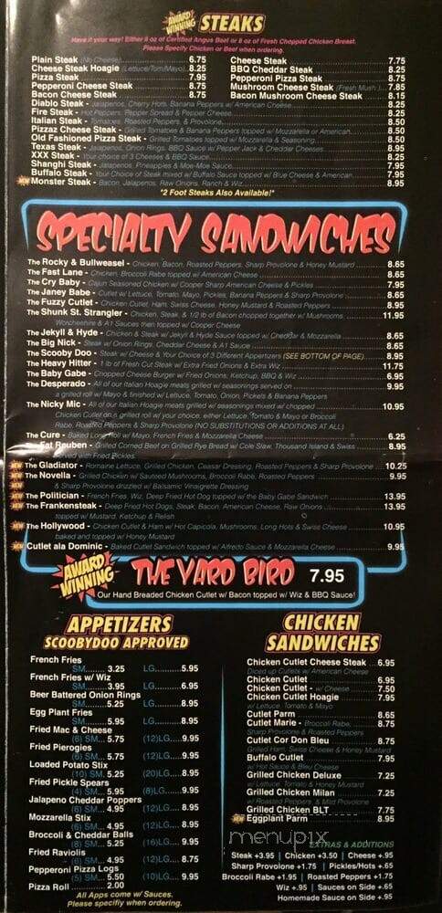 Fat Joe's Lunchbox - Philadelphia, PA menu_pic