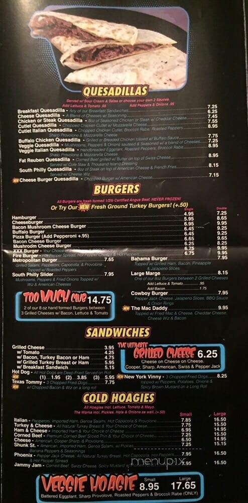 Fat Joe's Lunchbox - Philadelphia, PA menu_pic