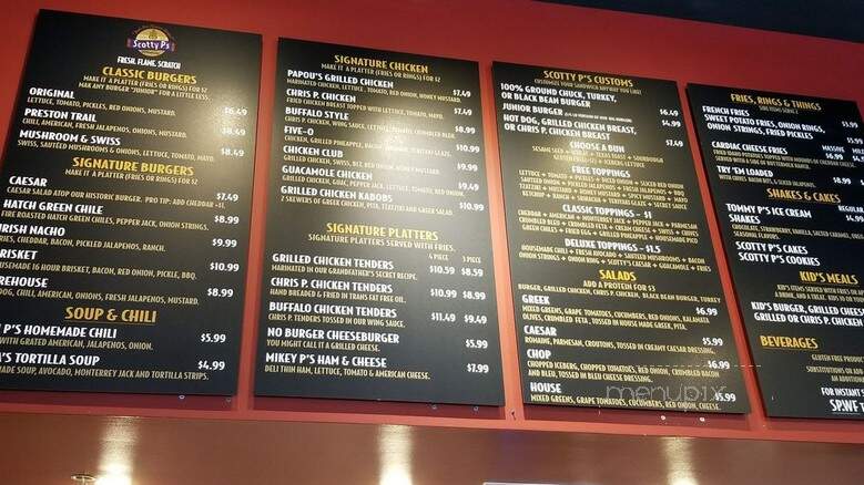 Scotty P's Hamburgers West Frisco - Frisco, TX menu_pic